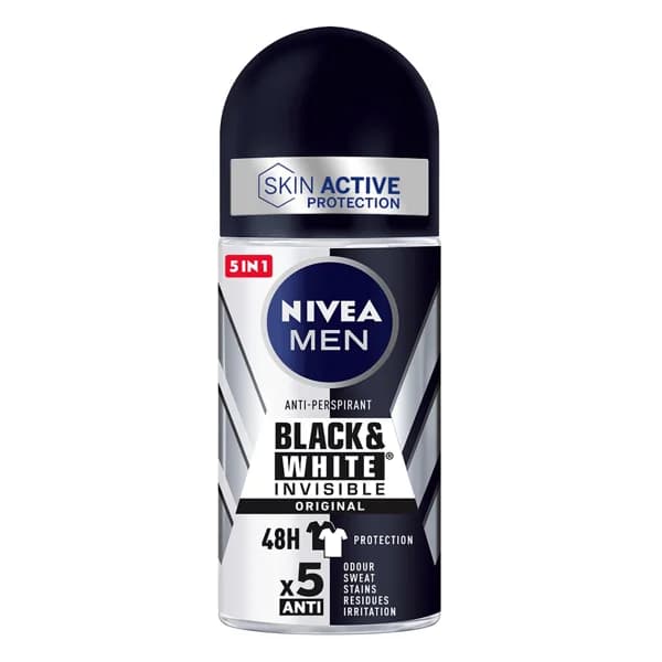 Desodorante Roll-On Men Invisible Black & White 50 - 0.04 l - Imagen del producto en Findit