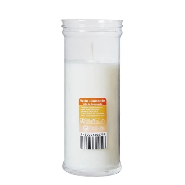 Vela Blanca 15x6CM - 1 ud - Imagen del producto en Findit