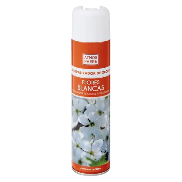 Ambientador Spray Flores Blancas 300ML - 1 ud - Imagen del producto en Findit