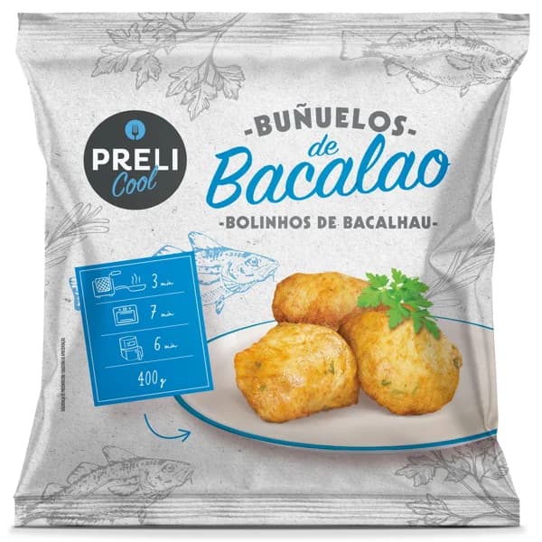 Buñuelo de Bacalao Congelado 300G - 0.4 kg - Imagen del producto en Findit