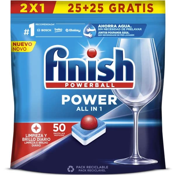 Lavavajillas Cápsulas Todo en 1 25+25Pastillas - 49.95 ud - Imagen del producto en Findit