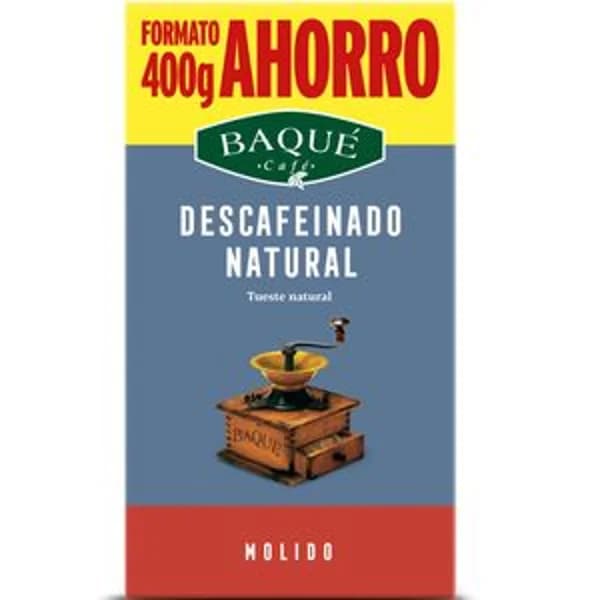 Café molido natural descafeinado 400 g - 0.5 kg - Imagen del producto en Findit