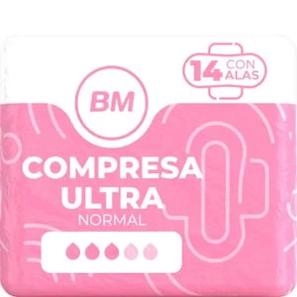 Compresas normal con alas 14 unidades - 14.5 ud - Imagen del producto en Findit