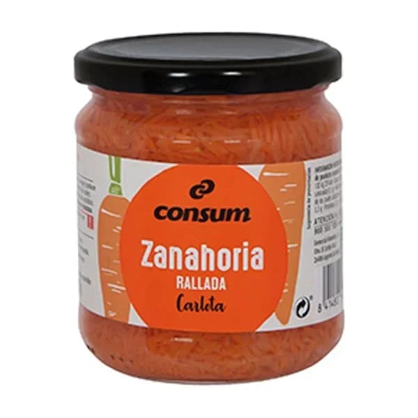 Zanahoria Rallada Frasco - 0.18 kg - Imagen del producto en Findit