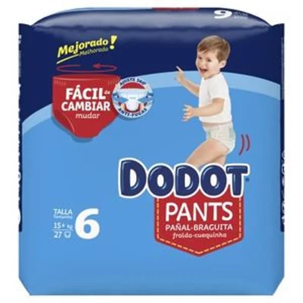 Pañales pants talla 6 (+17 kg) 32 unidades - 22.79 ud - Imagen del producto en Findit