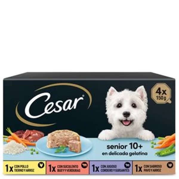 Comida para perros senior (10+) 4x150 g - 0.6 kg - Imagen del producto en Findit