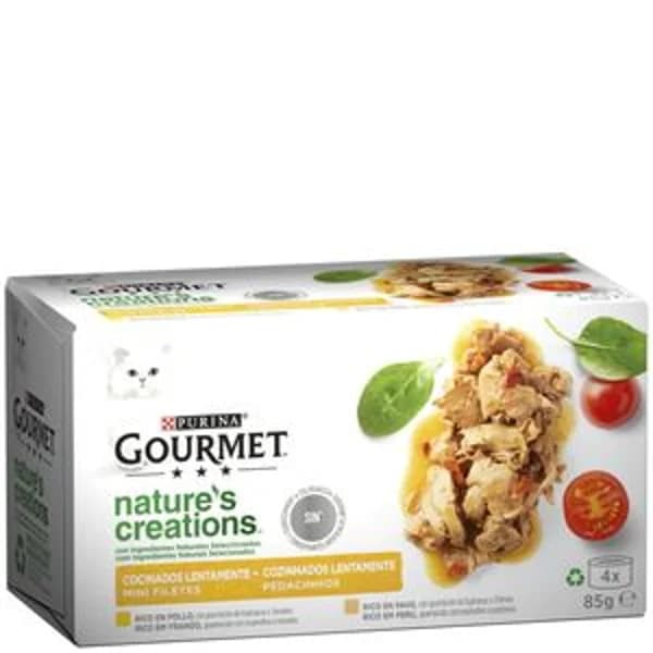 Comida para gatos con pollo y pavo 4x85 g - 0.34 kg - Imagen del producto en Findit