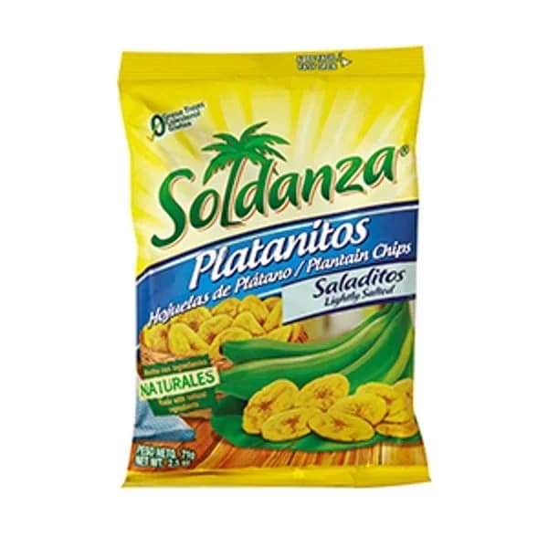Snack de plátanos salados Soldanza 71 g. - 0.07 kg - Imagen del producto en Findit