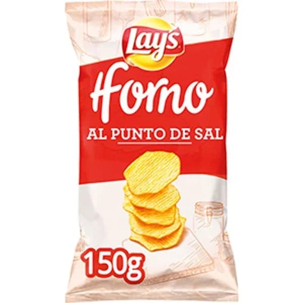 Patatas fritas al horno con sal LAY'S, bolsa 150 g - 0.15 kg - Imagen del producto en Findit