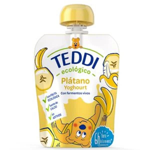 Yogur sabor plátano pouch 85 g - 0.09 kg - Imagen del producto en Findit