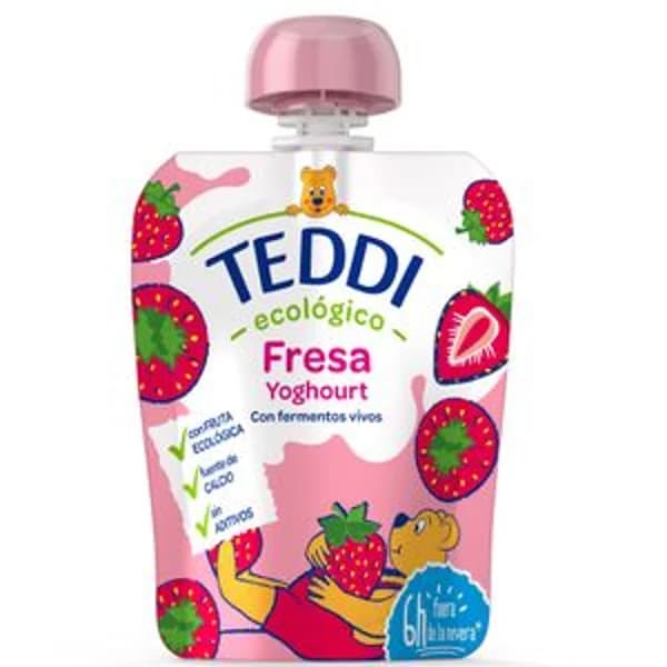 Yogur sabor fresa pouch 85 g - 0.09 kg - Imagen del producto en Findit