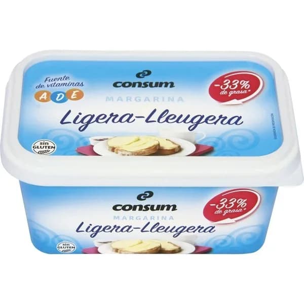 Margarina Ligera Tarrina - 0.5 kg - Imagen del producto en Findit