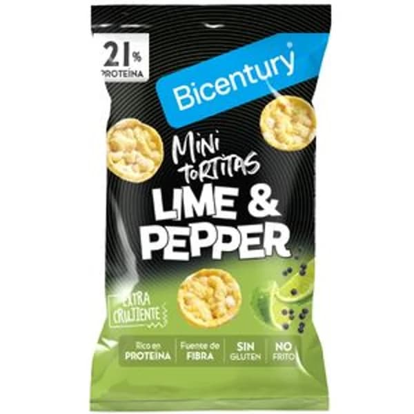 Tortita mioni proteinas lima y pimiente 60g - 0.06 kg - Imagen del producto en Findit