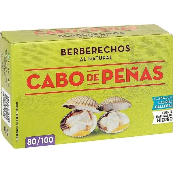 Berberechos al Natural 80/100 - 0.06 kg - Imagen del producto en Findit