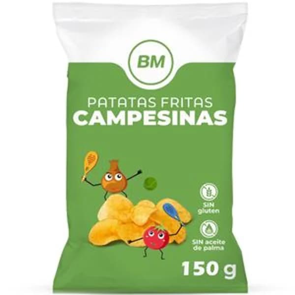 Patatas fritas campesinas bolsa 150g - 0.15 kg - Imagen del producto en Findit