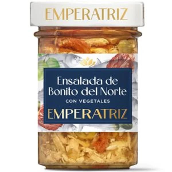 Ensalda de bonito del norte con vegetales 180g - 0.12 kg - Imagen del producto en Findit