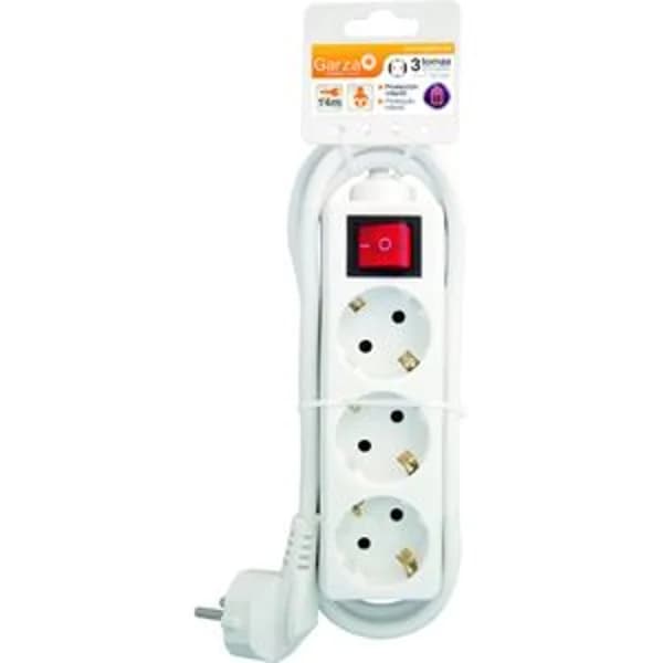 Regleta de 3 tomas  1,4 m - 1 ud - Imagen del producto en Findit