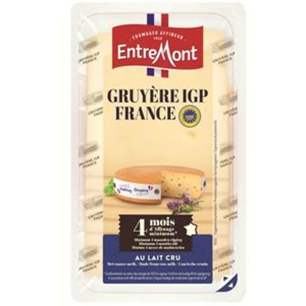 Queso gruyere igp lonchas 120 g - 0.12 kg - Imagen del producto en Findit