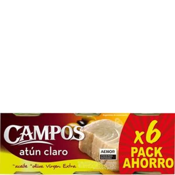 Atún claro en aceite de oliva virgen extra 6x85 g - 0.29 kg - Imagen del producto en Findit