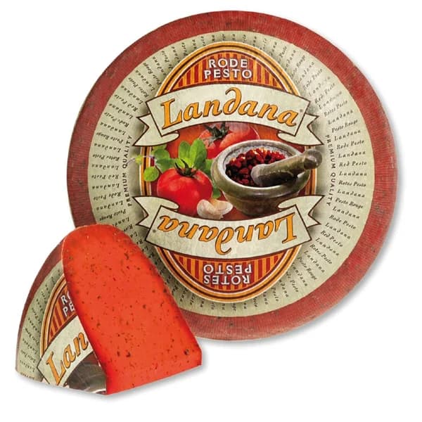 Queso Gouda Pesto Rojo €/KG - 1 kg - Imagen del producto en Findit