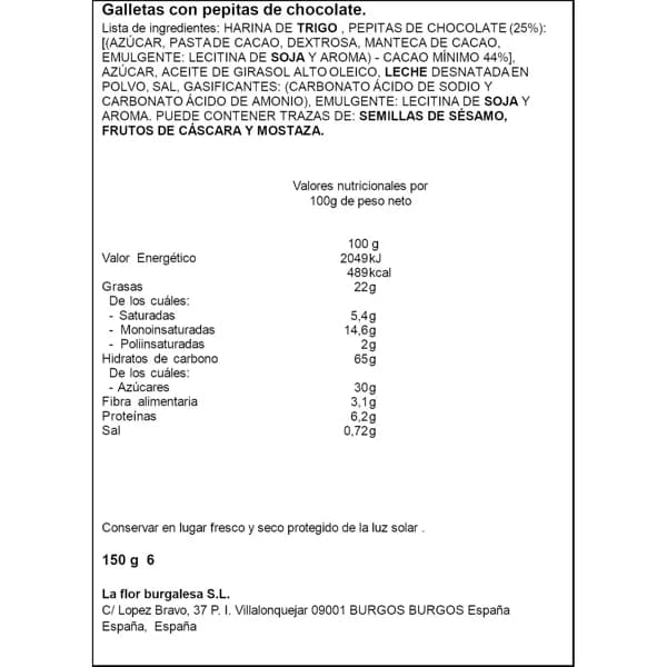 Galleta Mini Cookie 150G - 0.15 kg - Imagen del producto en Findit