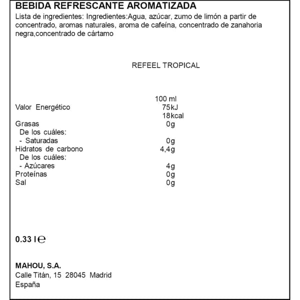 Refresco  Lata 330ML - 0.03 l - Imagen del producto en Findit