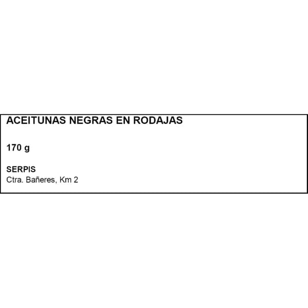 ACEITUNA RELL.SERPIS 2X200G - 0.07 kg - Imagen del producto en Findit