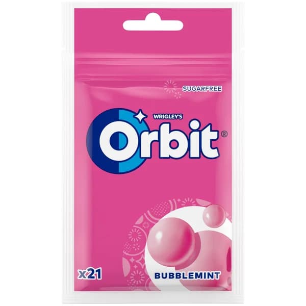 Chicle Bubblemint bolsa 21UD - 0.03 kg - Imagen del producto en Findit