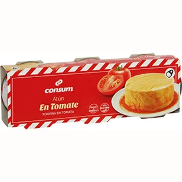 Atún en Tomate Pack de 3 - 0.16 kg - Imagen del producto en Findit