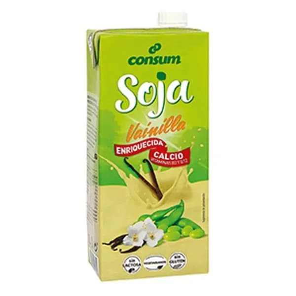 Bebida de Soja sabor Vainilla - 1 l - Imagen del producto en Findit
