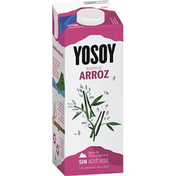 Bebida de arroz YOSOY, brik 1 litro - 1 l - Imagen del producto en Findit