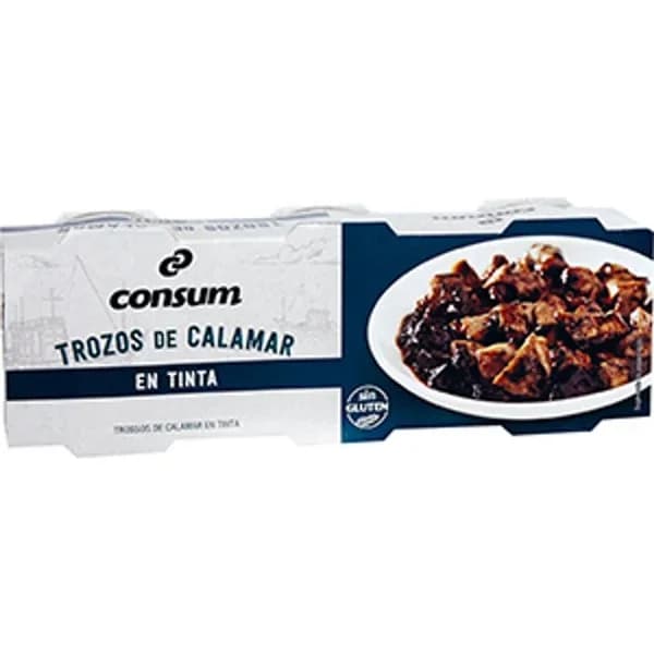 Trozos de Calamar en Tinta Pack de 3 - 0.18 kg - Imagen del producto en Findit