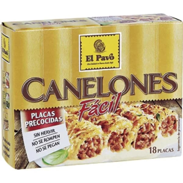 Lámina Canelón Precocida 125G - 0.12 kg - Imagen del producto en Findit