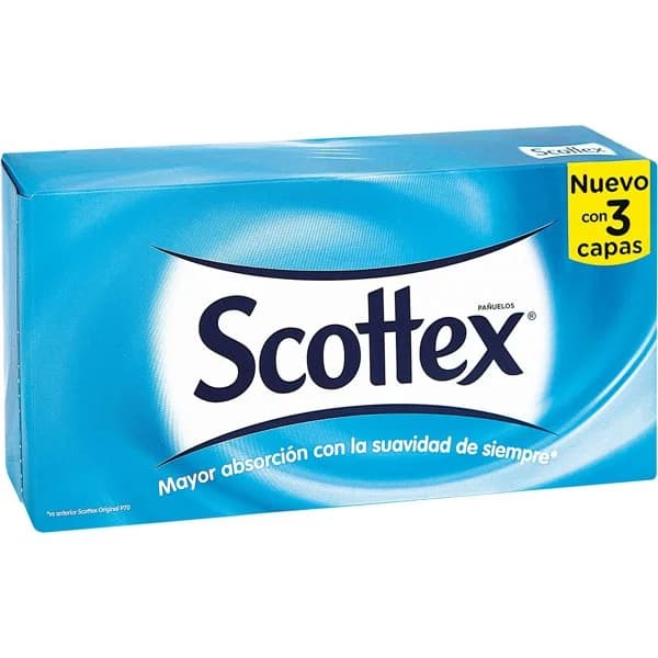 Faciales 3 capas SCOTTEX, caja 70 uds - 65.97 ud - Imagen del producto en Findit