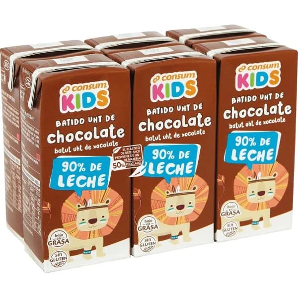 Batido de Chocolate 90% Leche Pack de 6 - 1.2 ud - Imagen del producto en Findit