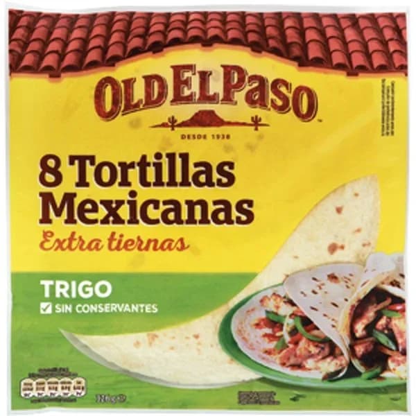 Tortillas de Trigo Paquete 8 Unidades - 0.33 kg - Imagen del producto en Findit