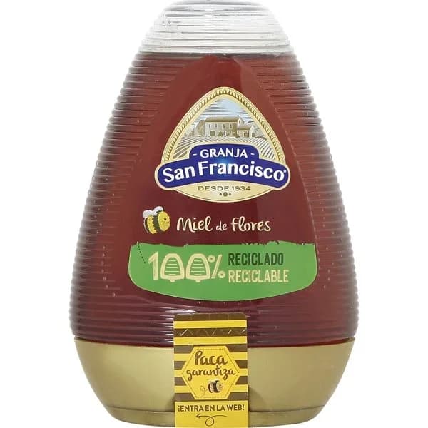Miel panal % goteo GRANJA SAN FRANCISCO, dosificador 425 g - 0.42 kg - Imagen del producto en Findit