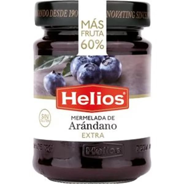 Mermelada de arándanos HELIOS, frasco 340 g - 0.33 ud - Imagen del producto en Findit