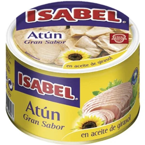 Atún en aceite de girasol Isabel lata 260 g - 0.4 kg - Imagen del producto en Findit