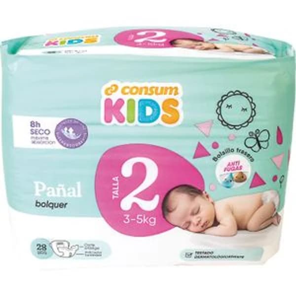 Pañales Talla 2 3-5 Kg - 27.94 ud - Imagen del producto en Findit