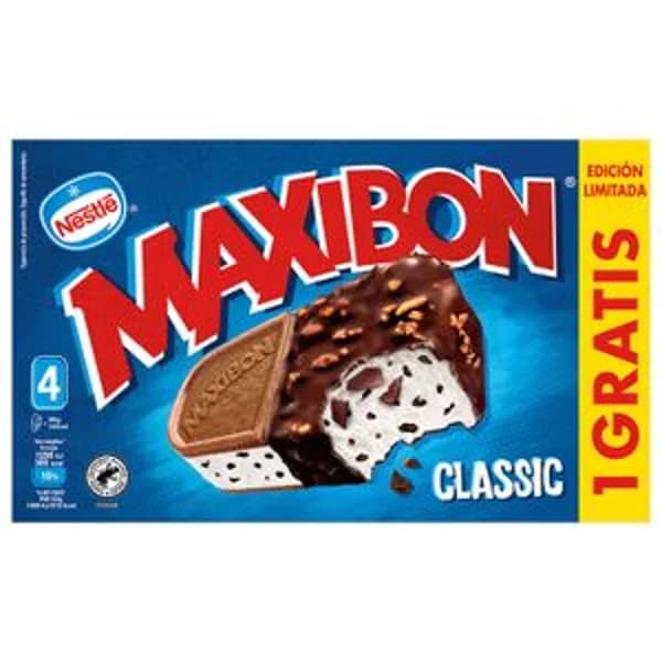 Maxibon de Nata Pack de 4 Unidades - 0.38 kg - Imagen del producto en Findit