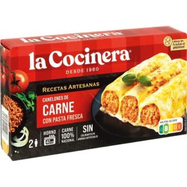 Canelones Carne Pack de 8 Unidades - 0.5 kg - Imagen del producto en Findit