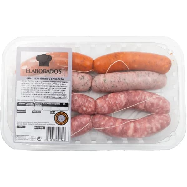 Embutido Surtido Barbacoa - 0.5 kg - Imagen del producto en Findit