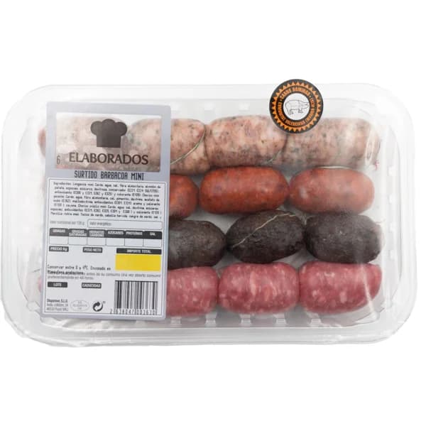 Surtido Embutido Barbacoa Mini - 0.25 kg - Imagen del producto en Findit