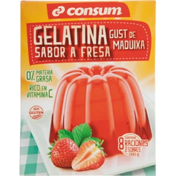 Gelatina de Fresa - 0.17 kg - Imagen del producto en Findit