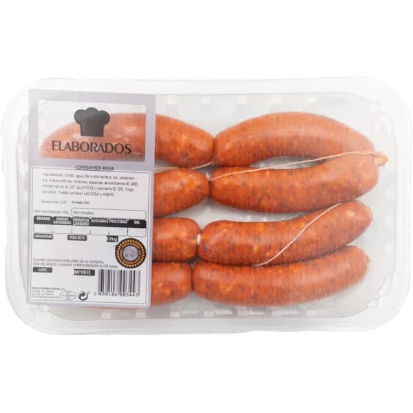 Longaniza Fresca Roja - 0.4 kg - Imagen del producto en Findit