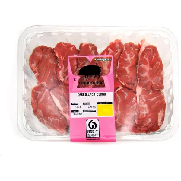 Carrillada Cerdo 50% Duroc - 0.5 kg - Imagen del producto en Findit