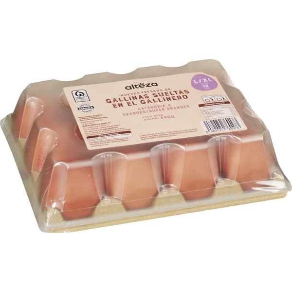 Huevos Suelo Super Grandes L-Xl - 12 ud - Imagen del producto en Findit