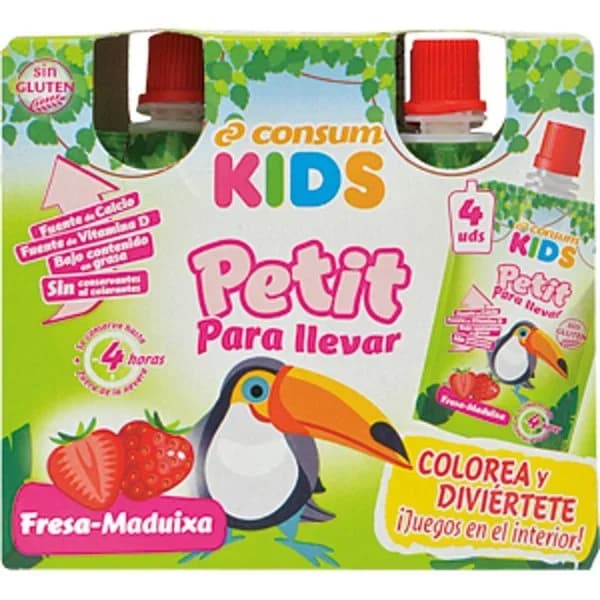 Petit para Llevar Sabor Fresa Pack de 4 U - 0.32 kg - Imagen del producto en Findit