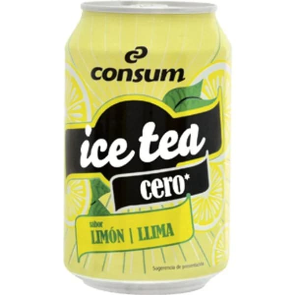 Refresco Té Limón Cero Lata - 0.33 l - Imagen del producto en Findit